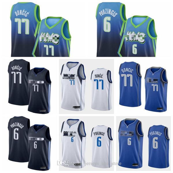77 Luka Doncic 6 Kristaps Porzingis 1 Dennis Smith Dallas Mavericks Men Swingman Basketball Jersey Icon Edition
77 Luka Doncic 6 Kristaps Porzingis 1 Dennis Smith Dallas Mavericks Men Swingman Basketball Jersey Icon Edition