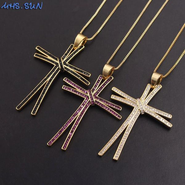 mhs.sun trendy jewelry women zircon cross pendant necklace white red black cz stone crystal chain necklace for christmas gift
mhs.sun trendy jewelry women zircon cross pendant necklace white red black cz stone crystal chain necklace for christmas gift