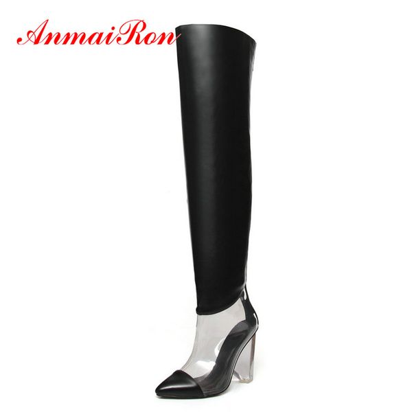 anmairon 2020 luxury shoes women designers slip-on over-the-knee women boots basic pointed toe strange style woman shoes 34-43, Black
anmairon 2020 luxury shoes women designers slip-on over-the-knee women boots basic pointed toe strange style woman shoes 34-43, Black