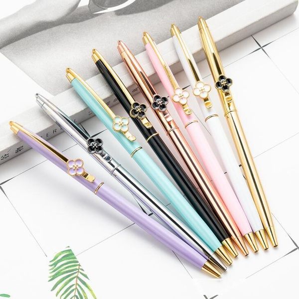 lucky clover advertising signature metal pen creative ballpoint pen student teacher wedding office school writing supplies pen gift lx1131, Blue;orange
lucky clover advertising signature metal pen creative ballpoint pen student teacher wedding office school writing supplies pen gift lx1131, Blue;orange