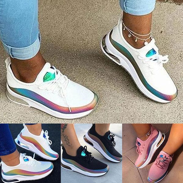 fashion womens boat shoes outdoor lace up trainer running sneakers summer sport shoes flat breathable walking causal, Black
fashion womens boat shoes outdoor lace up trainer running sneakers summer sport shoes flat breathable walking causal, Black