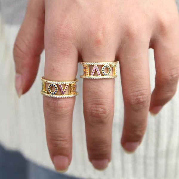 cluster rings gold love letter ring open adjustable design micro pave colorful cz 2021 valentines gift, Golden;silver
cluster rings gold love letter ring open adjustable design micro pave colorful cz 2021 valentines gift, Golden;silver