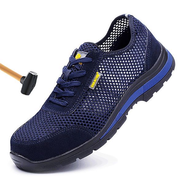 men's steel toe work safety shoes casual breathable outdoor sneakers puncture proof boots comfortable industrial shoes for men, Black
men's steel toe work safety shoes casual breathable outdoor sneakers puncture proof boots comfortable industrial shoes for men, Black