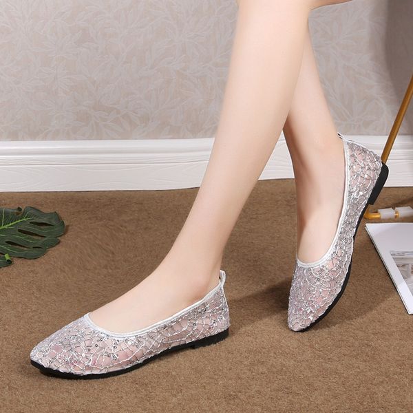 lace sequin flats women shoes pointed toe slip on breath lace wedding bridal evening party womens flat ladies shoes pointed toe, Black
lace sequin flats women shoes pointed toe slip on breath lace wedding bridal evening party womens flat ladies shoes pointed toe, Black