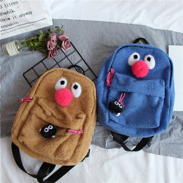 net red ins shoulder bag female cute girl big children backpack red nose clown cartoon plush cute bag female
net red ins shoulder bag female cute girl big children backpack red nose clown cartoon plush cute bag female