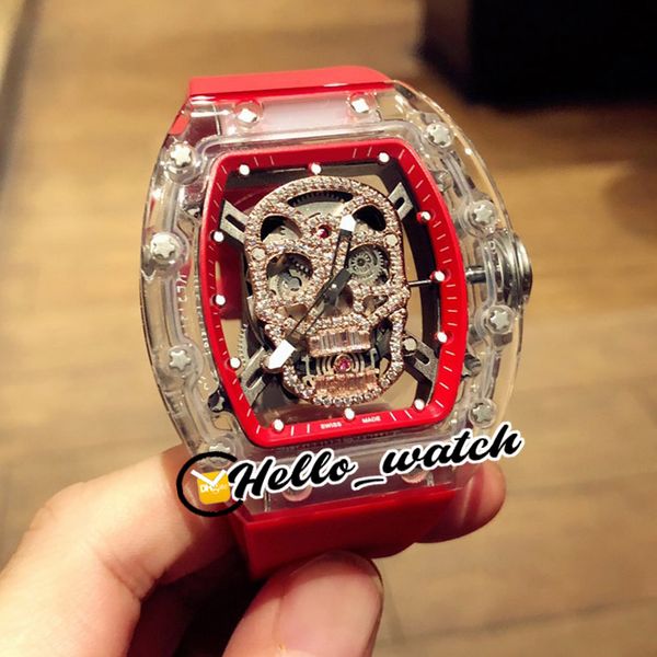 luxury new acrylic transparent case rm052 diamond skull skeleton dial japan miyota automatic mens watch red inner red rubber hello_watch, Slivery;brown
luxury new acrylic transparent case rm052 diamond skull skeleton dial japan miyota automatic mens watch red inner red rubber hello_watch, Slivery;brown