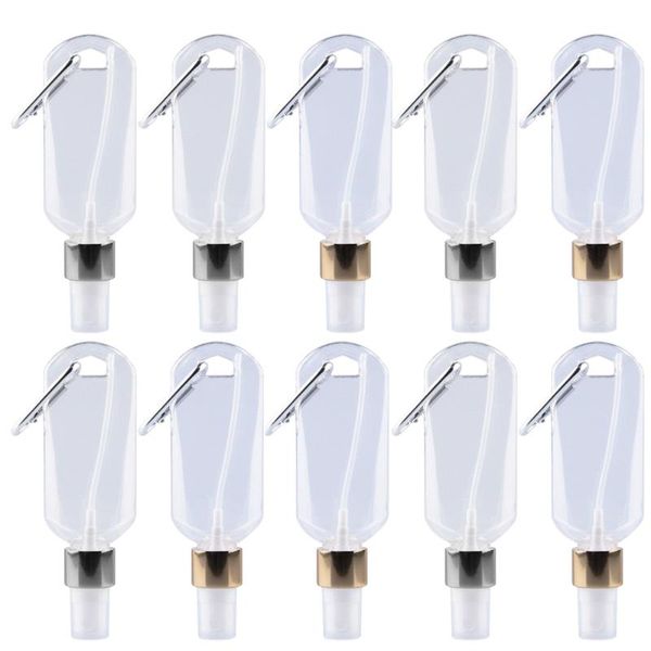 10pcs 50ml refillable bottles with hook spray bottle hand sanitizer containers travel bottles mist sprayer (5pcs gold + 5pcs sil
10pcs 50ml refillable bottles with hook spray bottle hand sanitizer containers travel bottles mist sprayer (5pcs gold + 5pcs sil