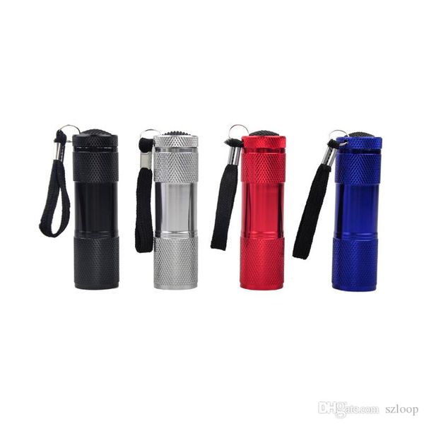 aluminum alloy portable uv flashlight violet light 9 led 30lm torch light lamp mini flashlight 4 color 2503029
aluminum alloy portable uv flashlight violet light 9 led 30lm torch light lamp mini flashlight 4 color 2503029