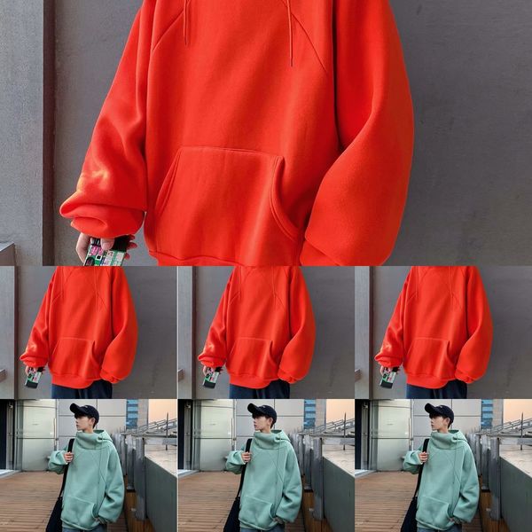 men's hoodie spring and autumn ins fashion casual coat korean style trendy hoodie coat hoodiesuper cec high collar loose sports top, Black
men's hoodie spring and autumn ins fashion casual coat korean style trendy hoodie coat hoodiesuper cec high collar loose sports top, Black