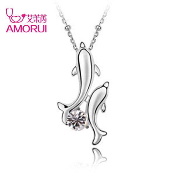 happy dolphin crystal double dolphins chain family mom choker necklace women collier femme collares bijoux mujer jewelry, Silver
happy dolphin crystal double dolphins chain family mom choker necklace women collier femme collares bijoux mujer jewelry, Silver