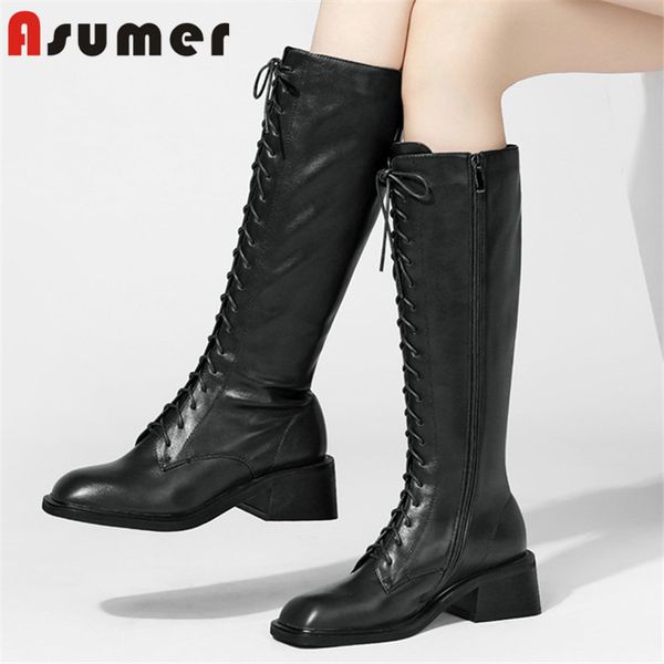 boots asumer explosions knee high women cross tied square toe vintage thick heel shoes autumn winter riding woman, Black
boots asumer explosions knee high women cross tied square toe vintage thick heel shoes autumn winter riding woman, Black