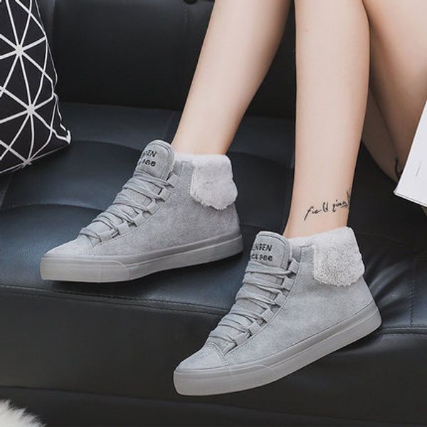 people snow boots women's winter new cotton boots short tube plus velvet thick cotton shoes female students, Black
people snow boots women's winter new cotton boots short tube plus velvet thick cotton shoes female students, Black