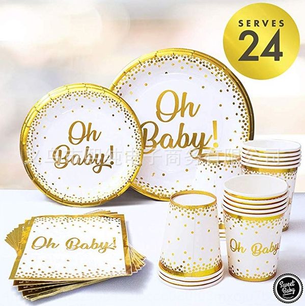 oh baby shower baby theme bronzing party paper cup paper trayand trayand forkand forkand forkfork party decoration set 926zb
oh baby shower baby theme bronzing party paper cup paper trayand trayand forkand forkand forkfork party decoration set 926zb