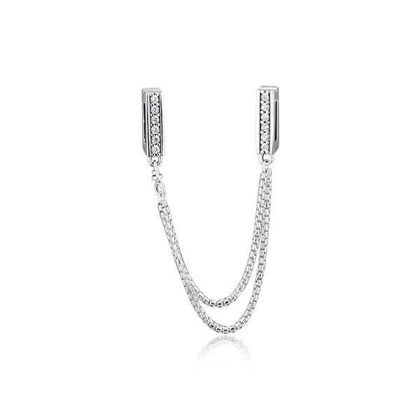 ckk sparkling safety chain charms 925 original fit reflexion bracelets sterling silver charm beads for jewelry making kralen
ckk sparkling safety chain charms 925 original fit reflexion bracelets sterling silver charm beads for jewelry making kralen