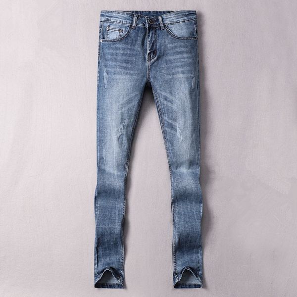 mens designer fashion elasticit trousers exquisite cowboy famous brand zipper designer good quality goods hip hop denim, Blue
mens designer fashion elasticit trousers exquisite cowboy famous brand zipper designer good quality goods hip hop denim, Blue