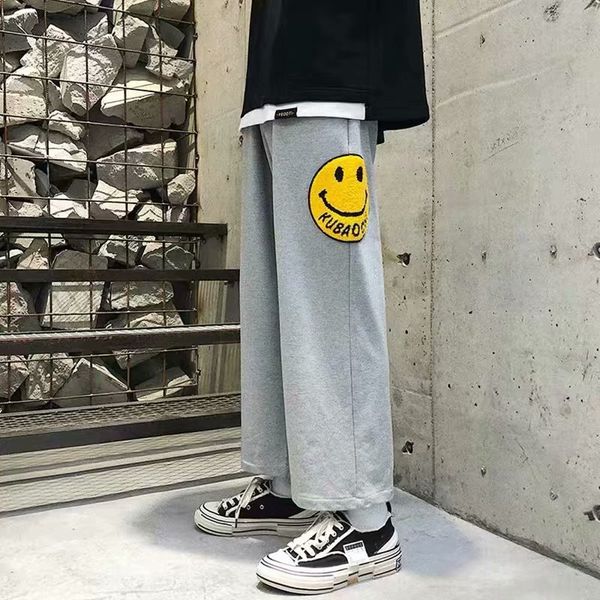 casual men's loose korean style trendy all-match 9-point falling casual 9-point pants 9-fen ku 9 fen ku feeling wide leg straight tube, Blue
casual men's loose korean style trendy all-match 9-point falling casual 9-point pants 9-fen ku 9 fen ku feeling wide leg straight tube, Blue