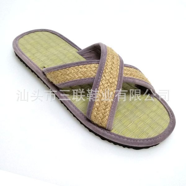new fashion indoor home slippers cross flip flop customized leisure flip flop, Black