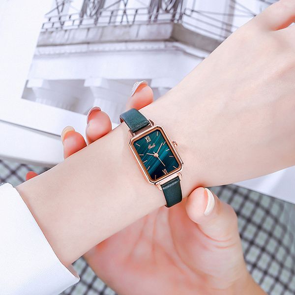 new stall fashion retro square womens waterproof watch korean students quartz watch wholesale factory, Slivery;brown
new stall fashion retro square womens waterproof watch korean students quartz watch wholesale factory, Slivery;brown