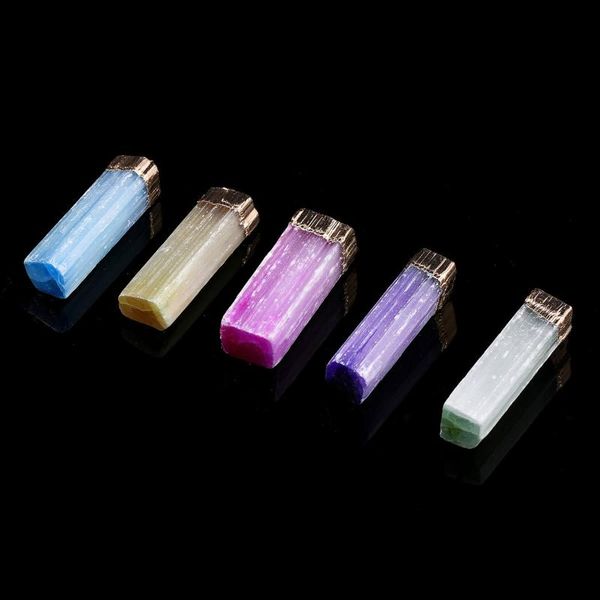 rectangular gold plated blue agates pendant necklace reiki healing natural stone amulet diy jewelry gift size 16x50mm, Bronze;silver
rectangular gold plated blue agates pendant necklace reiki healing natural stone amulet diy jewelry gift size 16x50mm, Bronze;silver