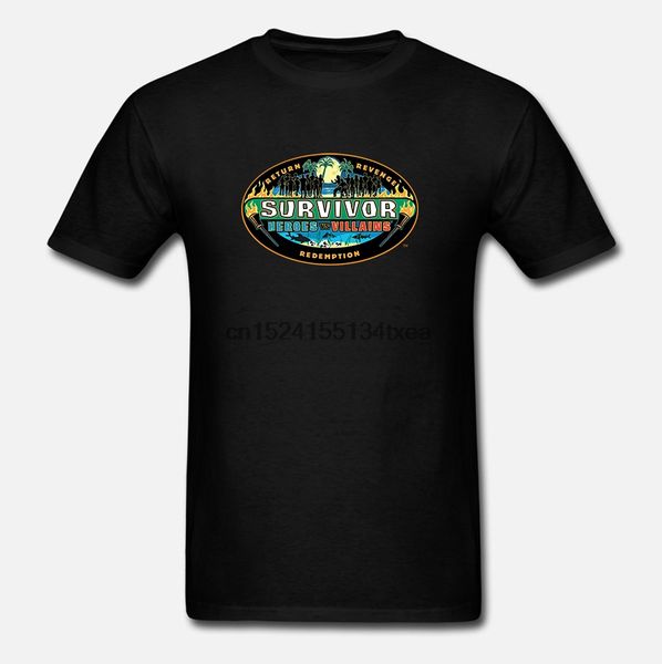 survivor tv show герои vs. villains логотип лицензионных взрослые t-shirt всех размеров хлопок tee shirt новые моды
survivor tv show герои vs. villains логотип лицензионных взрослые t-shirt всех размеров хлопок tee shirt новые моды