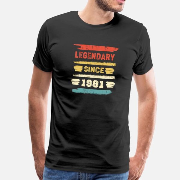 retro birthday gift vintage legendary since 1981 t shirt men personalized 100% cotton o-neck gents graphic humor spring autumn letter shirt, White;black
retro birthday gift vintage legendary since 1981 t shirt men personalized 100% cotton o-neck gents graphic humor spring autumn letter shirt, White;black