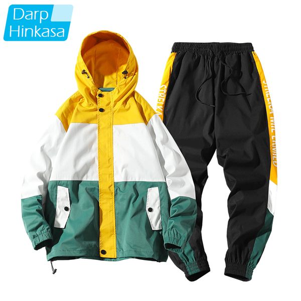 men sportswear sets men polyester sweatshirt 2020 autumn winter hooded jacket fashion jacket + pants casual sportswear, Gray
men sportswear sets men polyester sweatshirt 2020 autumn winter hooded jacket fashion jacket + pants casual sportswear, Gray