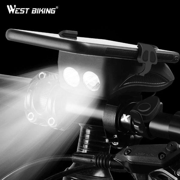 west biking 4 in 1 bicycle light bike horn alarm bell phone holder power bank bike accessories cycling front light
west biking 4 in 1 bicycle light bike horn alarm bell phone holder power bank bike accessories cycling front light