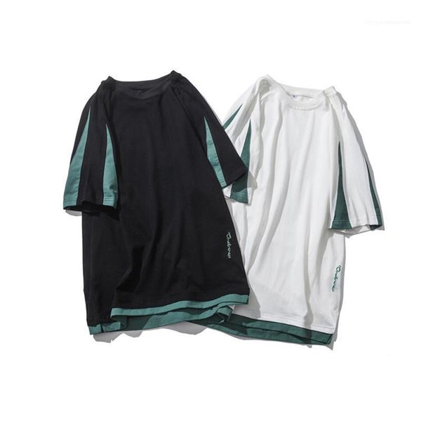 crew neck tees loose casual mens clothing mens designer t shirts fashion letter printed raglan sleeves, White;black
crew neck tees loose casual mens clothing mens designer t shirts fashion letter printed raglan sleeves, White;black