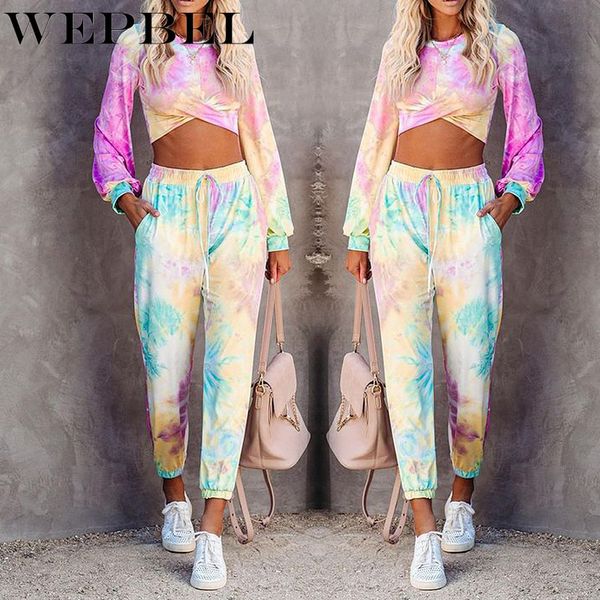 wepbel autumn long-sleeved o-neck irregular + lace-up pocket pencil pants suit women's tie-dye printed casual sports suit x0923, Gray
wepbel autumn long-sleeved o-neck irregular + lace-up pocket pencil pants suit women's tie-dye printed casual sports suit x0923, Gray