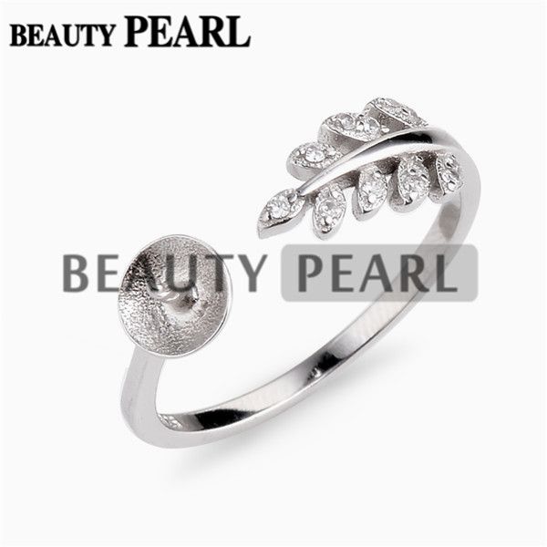 tiny leaf design ring settings 925 sterling silver pearl semi mount diy jewelry findings 5 pieces, Slivery;crystal
tiny leaf design ring settings 925 sterling silver pearl semi mount diy jewelry findings 5 pieces, Slivery;crystal