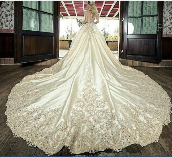 fabulous sheer long sleeves wedding dresses lace appliques beaded bridal gowns formal long garden robe de marriage custom plus size 87, White
fabulous sheer long sleeves wedding dresses lace appliques beaded bridal gowns formal long garden robe de marriage custom plus size 87, White