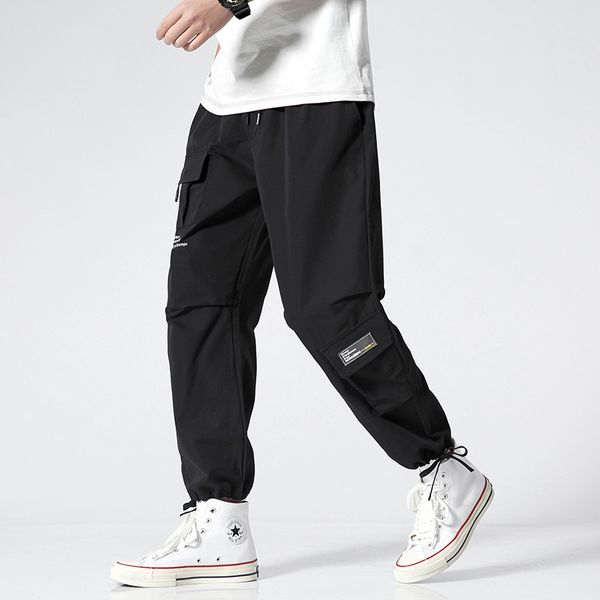 men's pants 2021 men harem hip hop streetwear casual joggers autumn fashion elastic waist trousers male drop, Black
men's pants 2021 men harem hip hop streetwear casual joggers autumn fashion elastic waist trousers male drop, Black