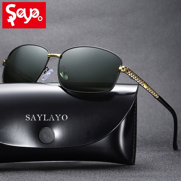 saylayo 2020 fashion polarized sunglasses men metal frame sun glasses driving fishing eyewear for driver, White;black
saylayo 2020 fashion polarized sunglasses men metal frame sun glasses driving fishing eyewear for driver, White;black