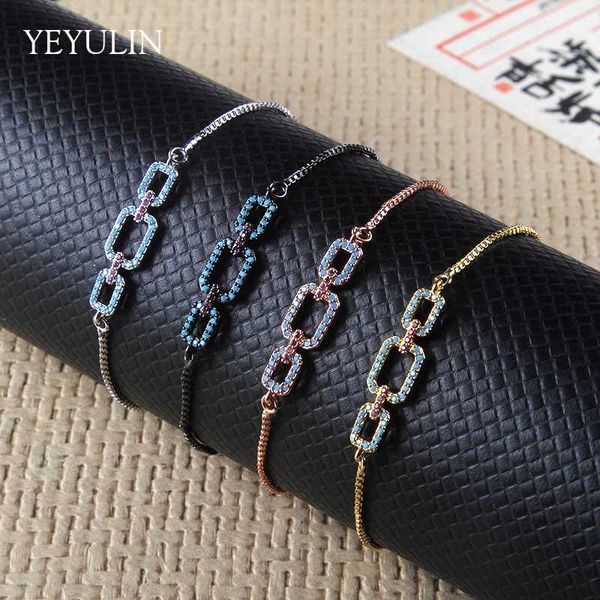 new adjustable snake chain bracelet rhinestone square connector charms bracelet & bangle jewelry for women girls, Red;blue
new adjustable snake chain bracelet rhinestone square connector charms bracelet & bangle jewelry for women girls, Red;blue