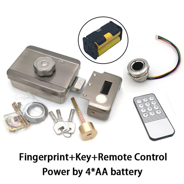 smart lock s903 fingerprint electric motor with key remote control power by battery household iron gate door access
smart lock s903 fingerprint electric motor with key remote control power by battery household iron gate door access