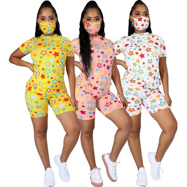 short sleeve shorts skinny women sets casual ladies home clothing star print mask womens 2pcs summer, White
short sleeve shorts skinny women sets casual ladies home clothing star print mask womens 2pcs summer, White