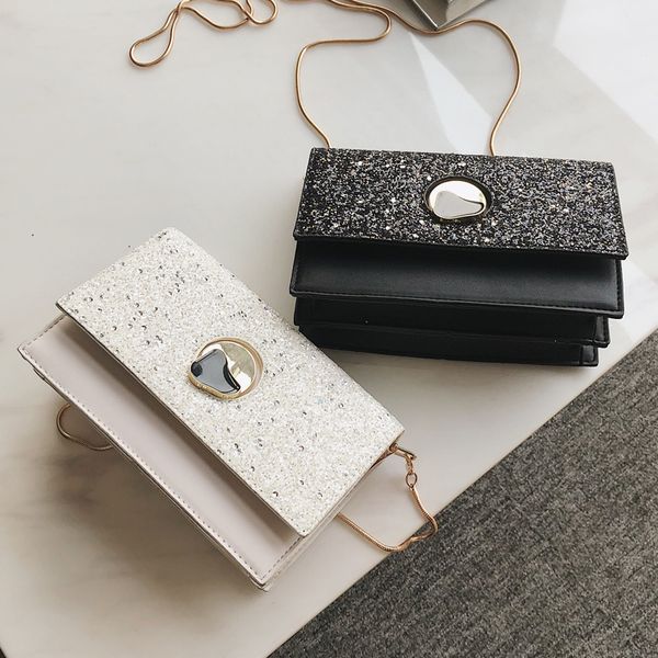 female bag new wave korean version of the wild messenger bag small chic chain shoulder fashion sequin small square
female bag new wave korean version of the wild messenger bag small chic chain shoulder fashion sequin small square