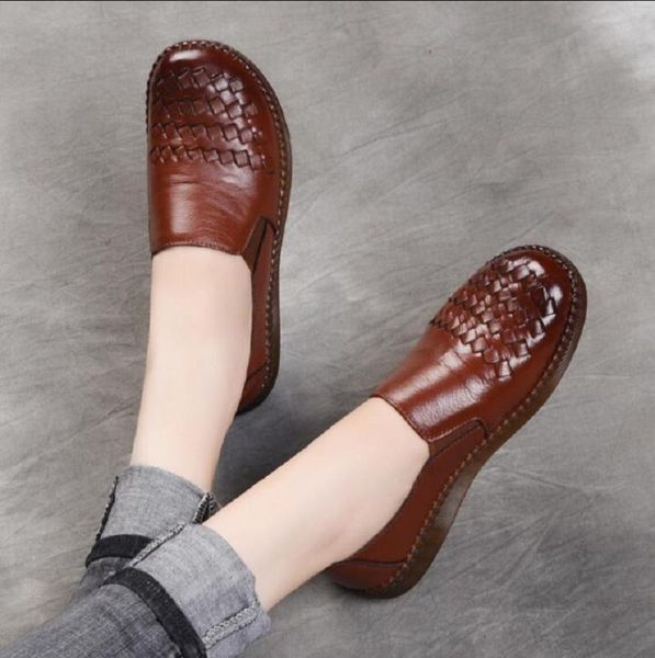rushimann spring autumn fashion loafers genuine leather single shoes soft casual shoes handmade soft comfortable women fla, Black
rushimann spring autumn fashion loafers genuine leather single shoes soft casual shoes handmade soft comfortable women fla, Black