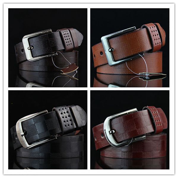 men's classic lattice belt luxury belt men's casual business leather cowhide square pin buckle 2020, Black;brown
men's classic lattice belt luxury belt men's casual business leather cowhide square pin buckle 2020, Black;brown