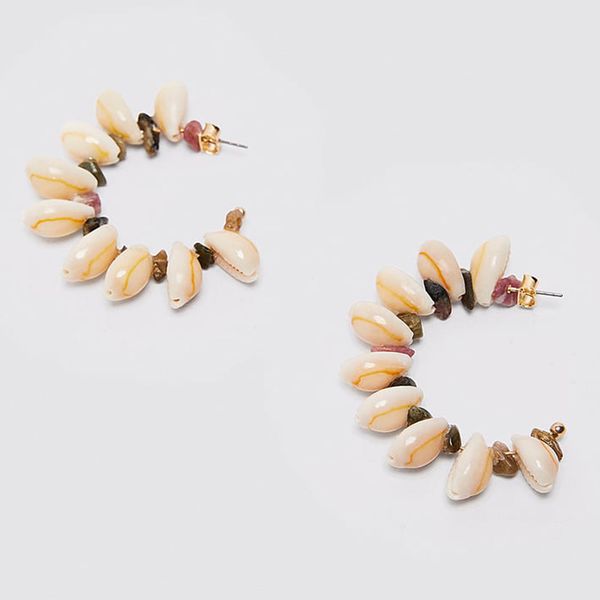 za exaggerated hand beads shells long earrings europe earrings foreign trade branches ear pendant ornament, Golden
za exaggerated hand beads shells long earrings europe earrings foreign trade branches ear pendant ornament, Golden