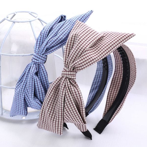 haimekang retro plaid headband fabric fashion side bow knotted wash hair accessories bezel hoop hairbands solid color headwear
haimekang retro plaid headband fabric fashion side bow knotted wash hair accessories bezel hoop hairbands solid color headwear