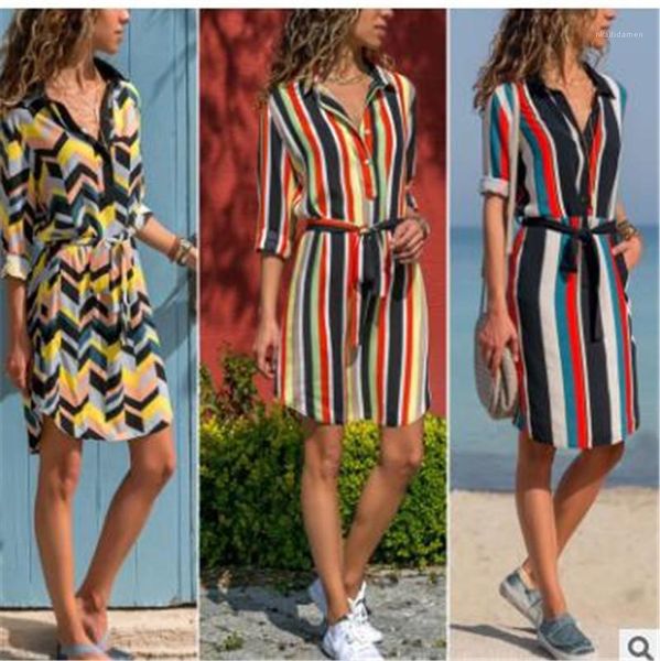 neck striped printed knee length pencil dress fashion female clothing autumn womens designer shirt dress lapel, Black;gray
neck striped printed knee length pencil dress fashion female clothing autumn womens designer shirt dress lapel, Black;gray
