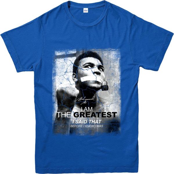 muhammad ali t-shirt i am the greatest inspired design top