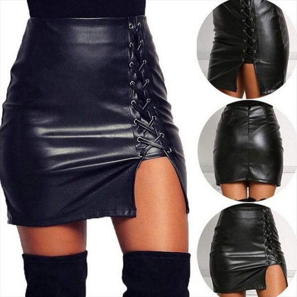 black faux pu leather split womens mini skirt pencil high waist criss cross bandage 2020 spring autumn skirts plus size 5xl
black faux pu leather split womens mini skirt pencil high waist criss cross bandage 2020 spring autumn skirts plus size 5xl