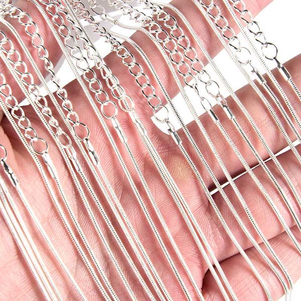 12pcs/lot 45cm lobster clasps extension chain snake chains necklace for diy chocker handmade jewelry making findings accessories, Silver
12pcs/lot 45cm lobster clasps extension chain snake chains necklace for diy chocker handmade jewelry making findings accessories, Silver