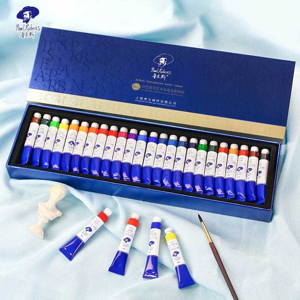 rubens painting suppliers watercolor paint set professional 24 color pigment 8ml tube for artist
rubens painting suppliers watercolor paint set professional 24 color pigment 8ml tube for artist