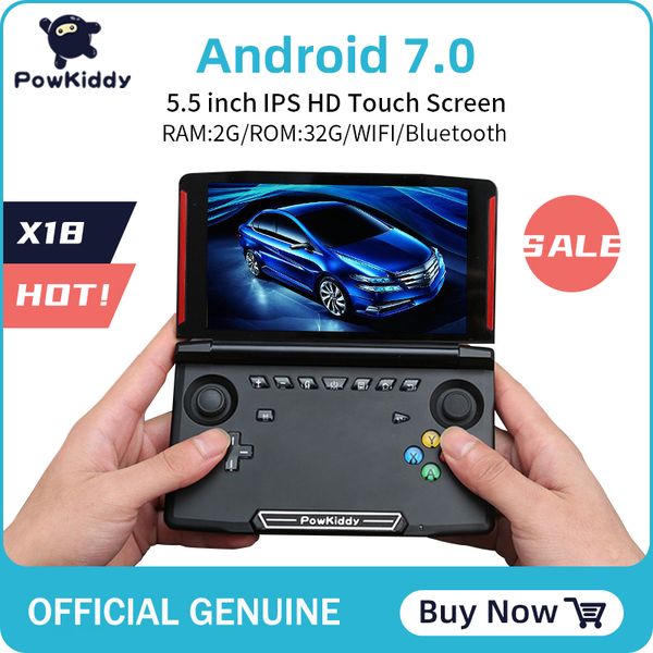 powkiddy x18 andriod handheld game console 5.5 inch 1280*720 screen mtk 8163 quad core 2g ram 32g rom video handheld game player
powkiddy x18 andriod handheld game console 5.5 inch 1280*720 screen mtk 8163 quad core 2g ram 32g rom video handheld game player