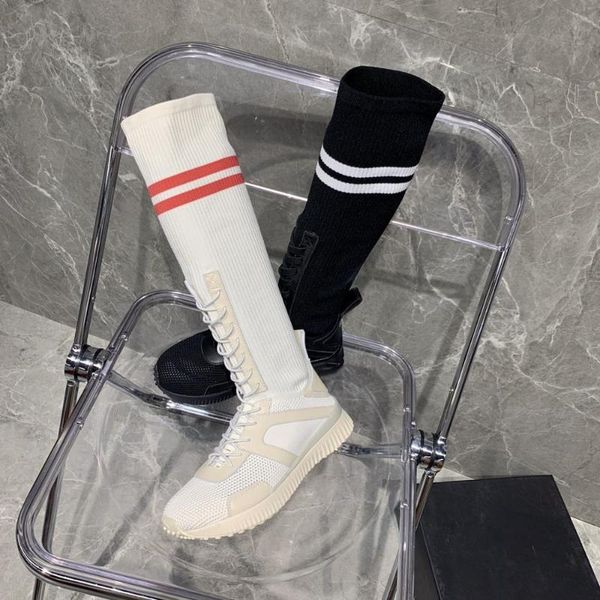 new shoes women spring and autumn casual women sock boots round toe stretch fabric sock boots zapatos de mujer, Black
new shoes women spring and autumn casual women sock boots round toe stretch fabric sock boots zapatos de mujer, Black