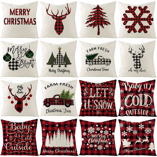 christmas decorations merry cushion cover nordic plaid pillowcase for home navidad decor happy year xmas
christmas decorations merry cushion cover nordic plaid pillowcase for home navidad decor happy year xmas