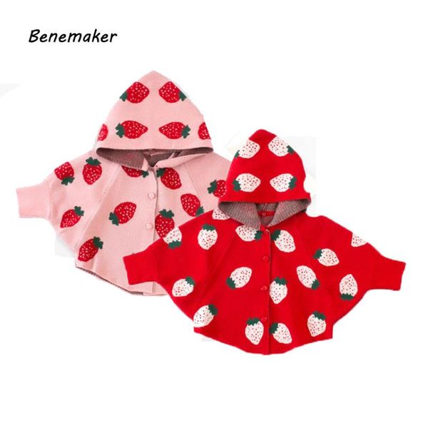 benemaker cardigan for girls knitted sweater jackets strawberry children's clothing cloak kids clothes autumn hooded coats na011, Blue;gray
benemaker cardigan for girls knitted sweater jackets strawberry children's clothing cloak kids clothes autumn hooded coats na011, Blue;gray